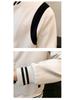 2024 Unisex Retro Baseball Jacket with White Stripes