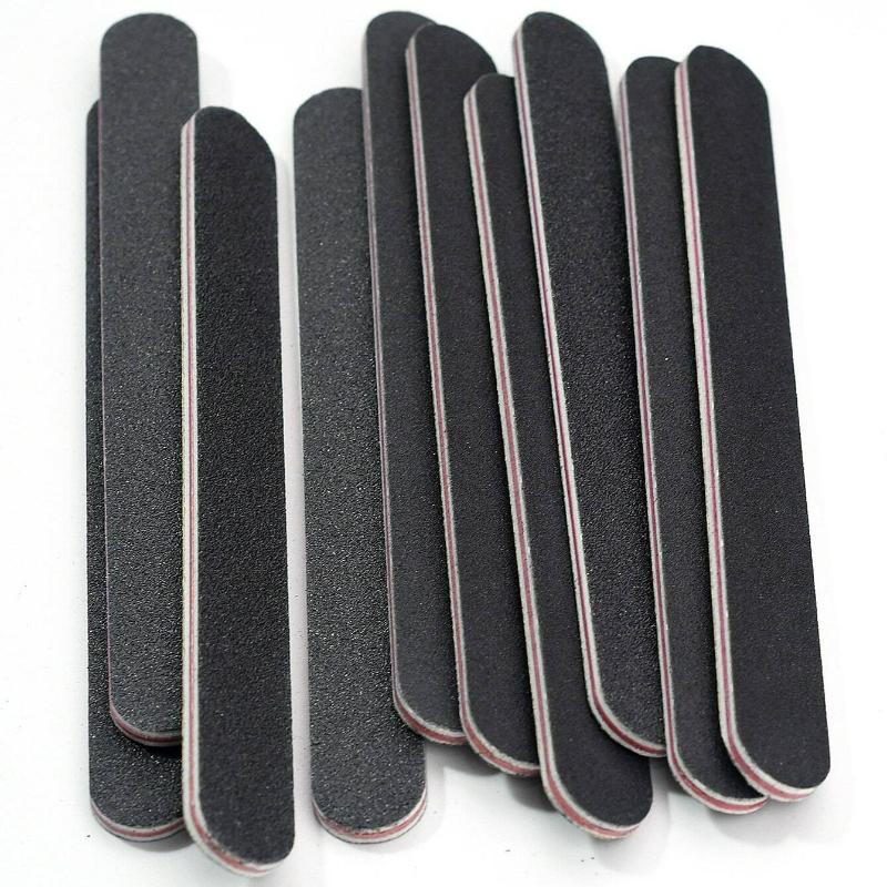10pcs Nail Files Double Sided Emery Board Reusable Nail Buffers Manicure Tools For Natural Nails Acrylic Nails Home And Salon Use Nail Art Tools