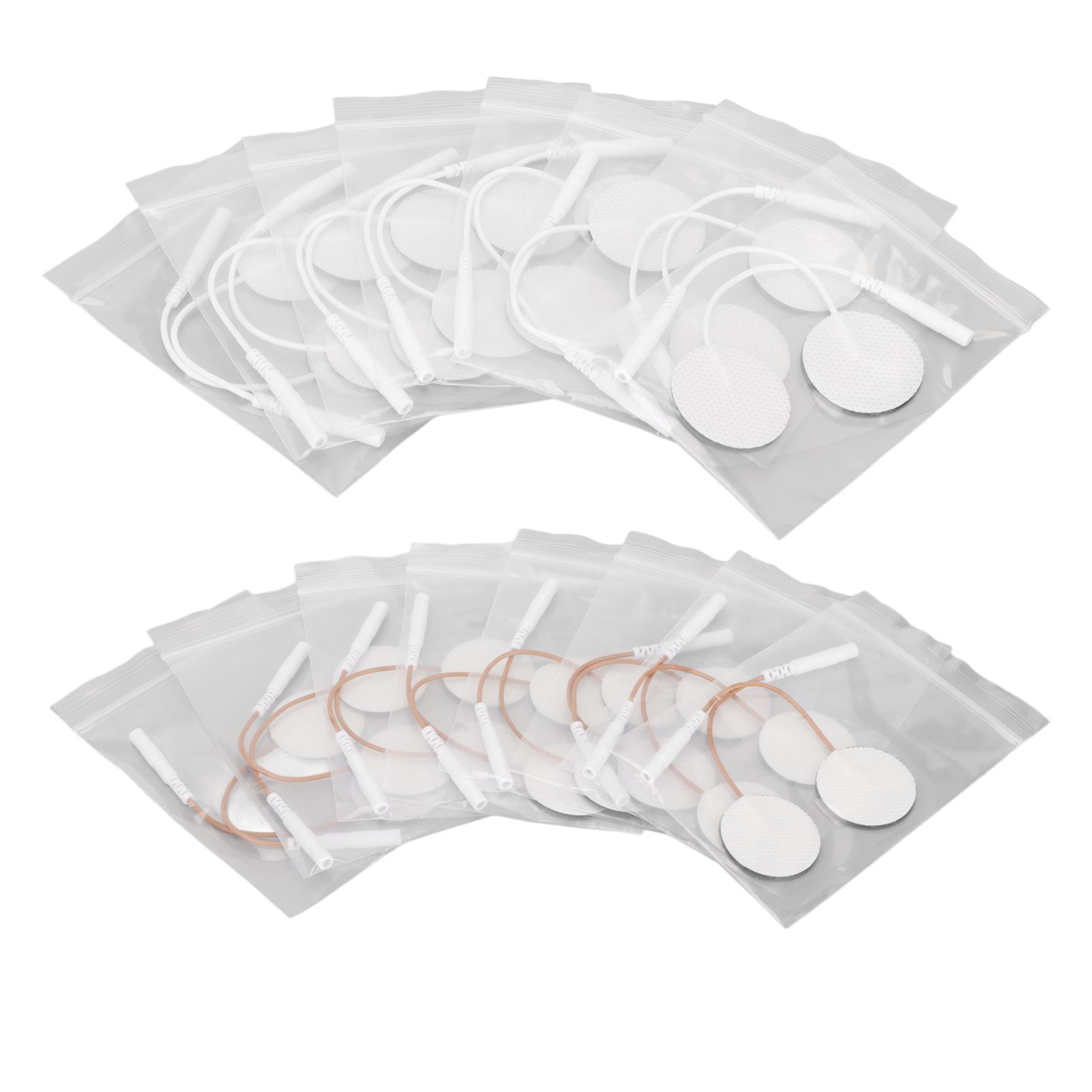 

16 шт. самоклеящаяся многоразовая сменная круглая электродная накладка для электродной накладки для машины TENS 1,2 дюйма