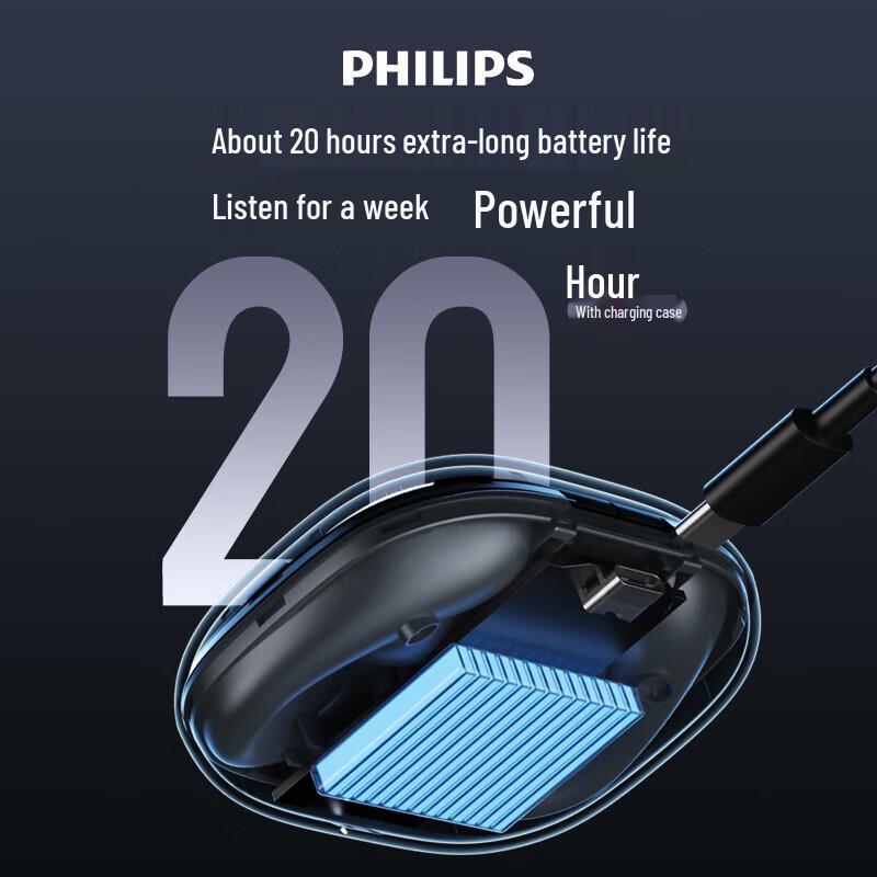 Philips TAT2769 Open-Ear Sport Bluetooth Headphones