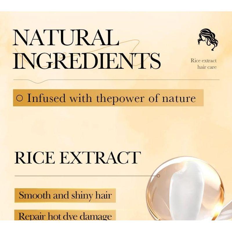BIOAQUA - Rice Raw Pulp Hair Mask 400g