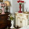 Home Decor Vase 2Pcs 3D Printed Fishtail Dress Decorative Flower Holder Office Indoor Plant Living Room Bedroom Table Shelf Gift for Housewarming