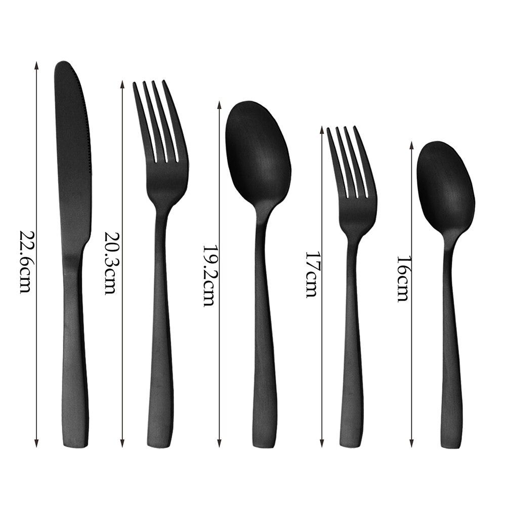Dinnerware Gold Stainless Steel Set Cutlery Knife Fork Spoons Dessert Coffee Spoons Sliverware Kitchen Party Tableware Flatware