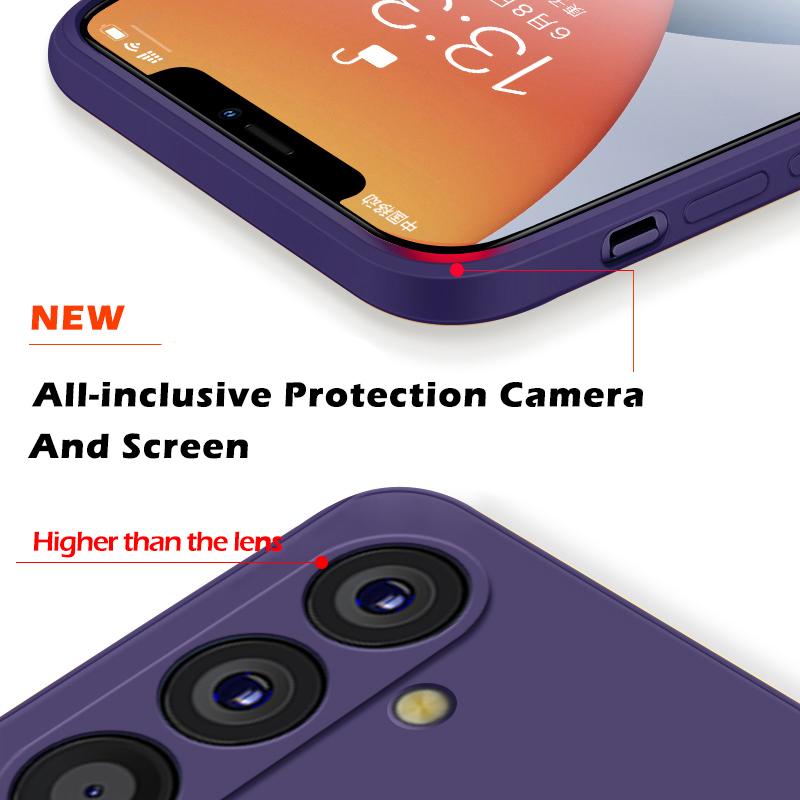 S26 S2 Ultra Plus Case Liquid Silicone Camera Protector Phone Cases For Samsung Galaxy S26 S2 S24 S 2 Ultra Plus Soft Cover