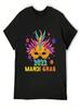 Mardi Gras 2022 T-Shirt Blue Archive Aesthetic Clothing Topping Luxury T-Shirt Unisex Vintage T Shirts