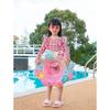 Kids Swim Ring Cartoon Pvc Inflatable Float Sponge Bottom Flower Pool Ring For Children
