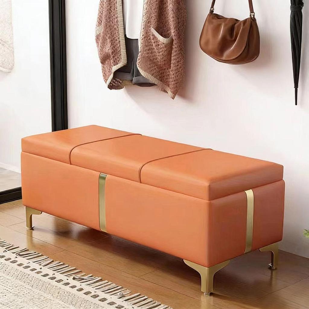 Versatile Entryway Shoe Stool & Storage Bench for Home, Clothing Stores, Changing Rooms, and Bedside Use
