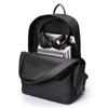 Men's Business Backpack Large Capacity Multi-compartment Lightweight Shoulder Bag for 15.6 Inch Laptop Commuter Leather Bag