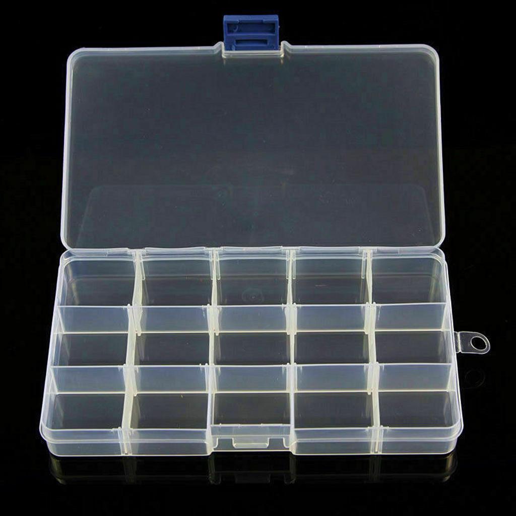 Plastic Transparent Storage for Case Multi Compartment Sewing Supplies Storage B