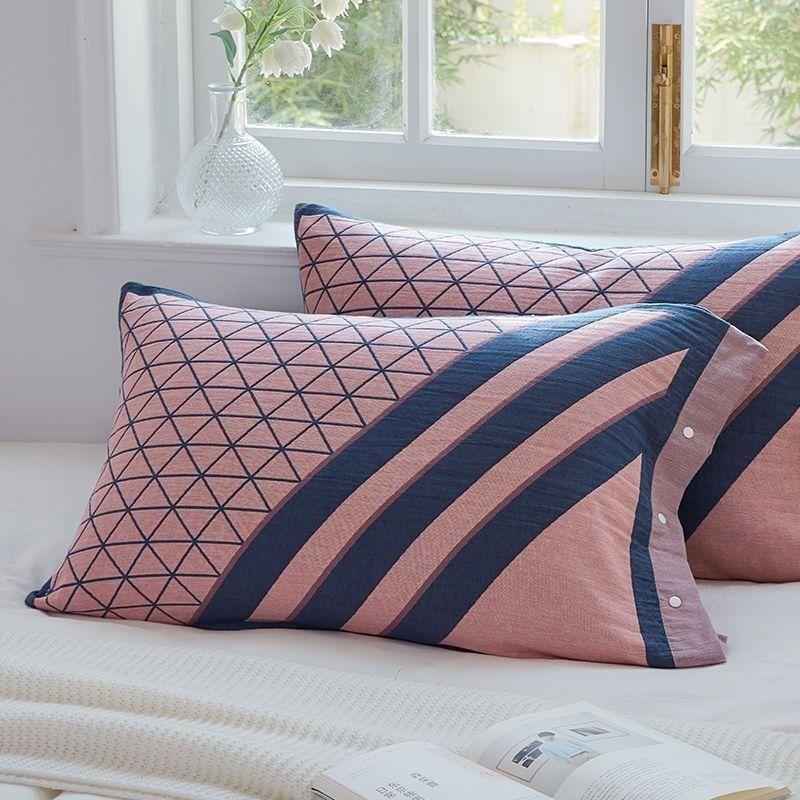 1 Pair Pillow Covers, Easy To Wash for All Seasons, Floral Pattern, Skin-friendly and Comfortable Pillowcase, Without Pillow Inserts