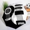 Black White Piano Keys Umbrella Automatic Open/close, Sturdy Iron Frame & 8-Rib Struct, Umbrella for Women & Men, Christmas Gift