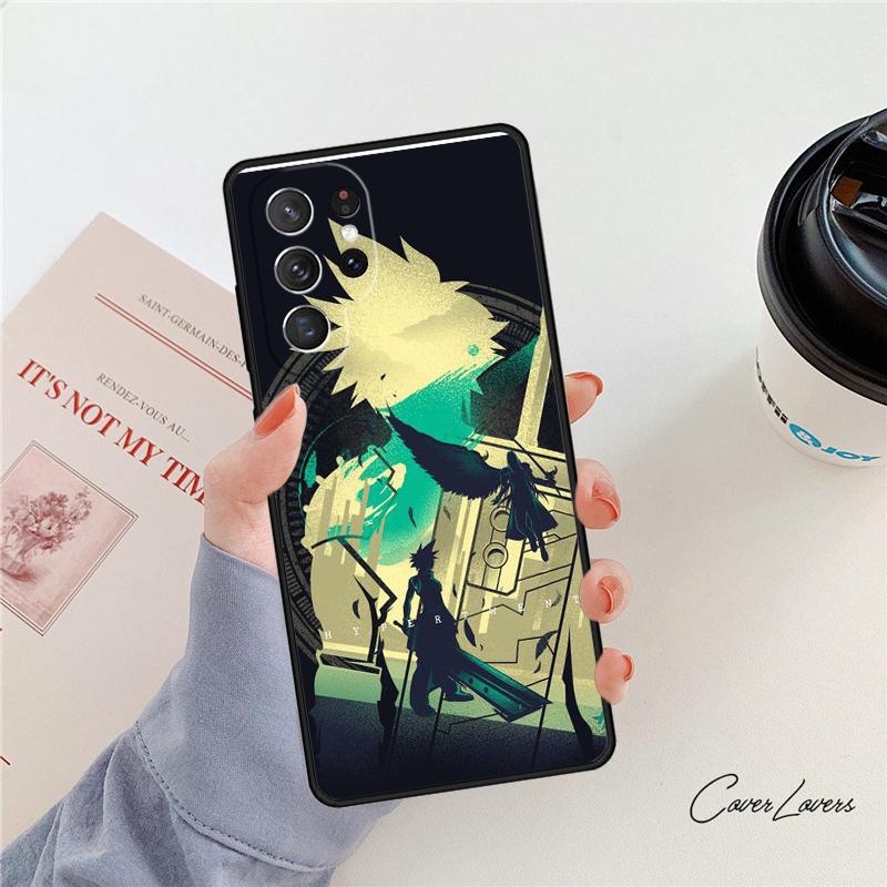 Final Fantasy Phone Case For Samsung Galaxy S24 S25 S23 S22 Ultra Note 10 20 Plus S20 S21 FE Cover