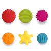 6 Piece First Baby Ball Set Baby Hand Massage Multi Textured Sensory Soft Balls