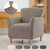 1PC Elastic Tub Sofa Cover Jacquard Single Club Chair Covers Solid Color Sofa Armchair Slipcover for Bar Counter Living Room