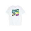 Skechers Colorful Casual Series Soft Comfortable Round Neck Short Sleeve T-Shirt Unisex Tops Bright-White FHL223U044-0019