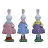 Easter Bunny Figurine Sculpture Decorative Fine Workmanship Decoration Desktop Ornament for