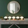 Warm White Lights Mushroom LED Table Lamp Touch Control Dimmable Function USB Charging Night Light USB Charging Port