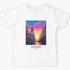 A Pop Art Travel Print of Madrid - Spain Kids T-Shirt