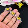 Citrine Gemstone Handmade 925 Sterling Silver Bracelet 7-8" KG-214