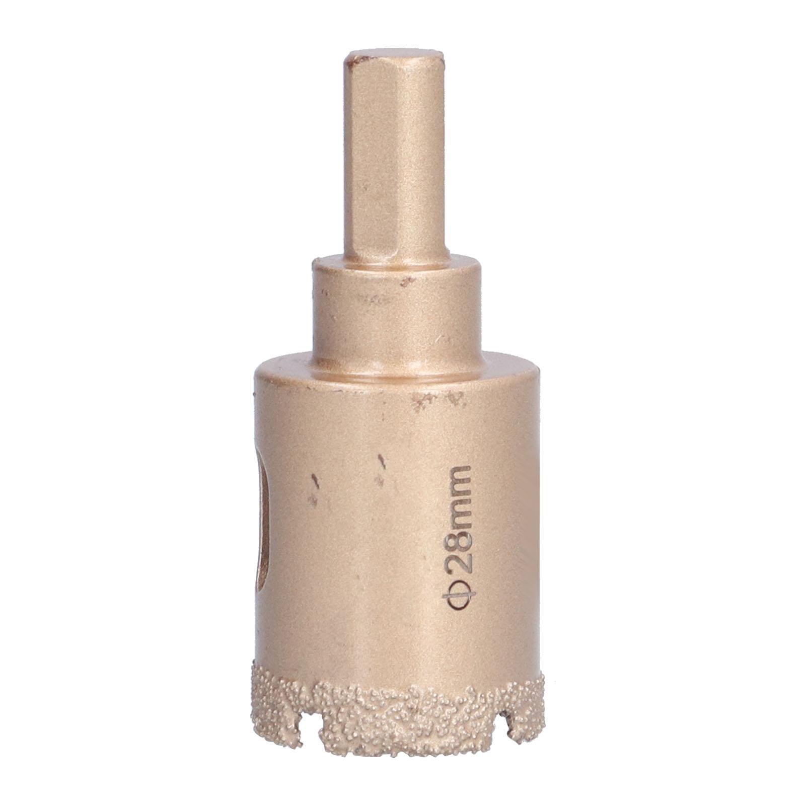 

Hole Opener 28mm Brazed Drill Bit Cutter Tool for Glass Ceramic Marble Stone Drilling