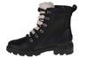 Sorel Lennox Lace Cozy WP Boot, Womens Black Winter Boots