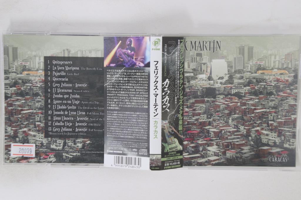 CD FELIX MARTIN - Caracas PCD24843 P-VINE Japan Obi Metal Used