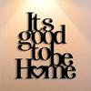 Metal Wall Art Vintage Farmhouse Decor Detachable Elegant Script Home Sign Gift for Living Room Kitchen Bedroom