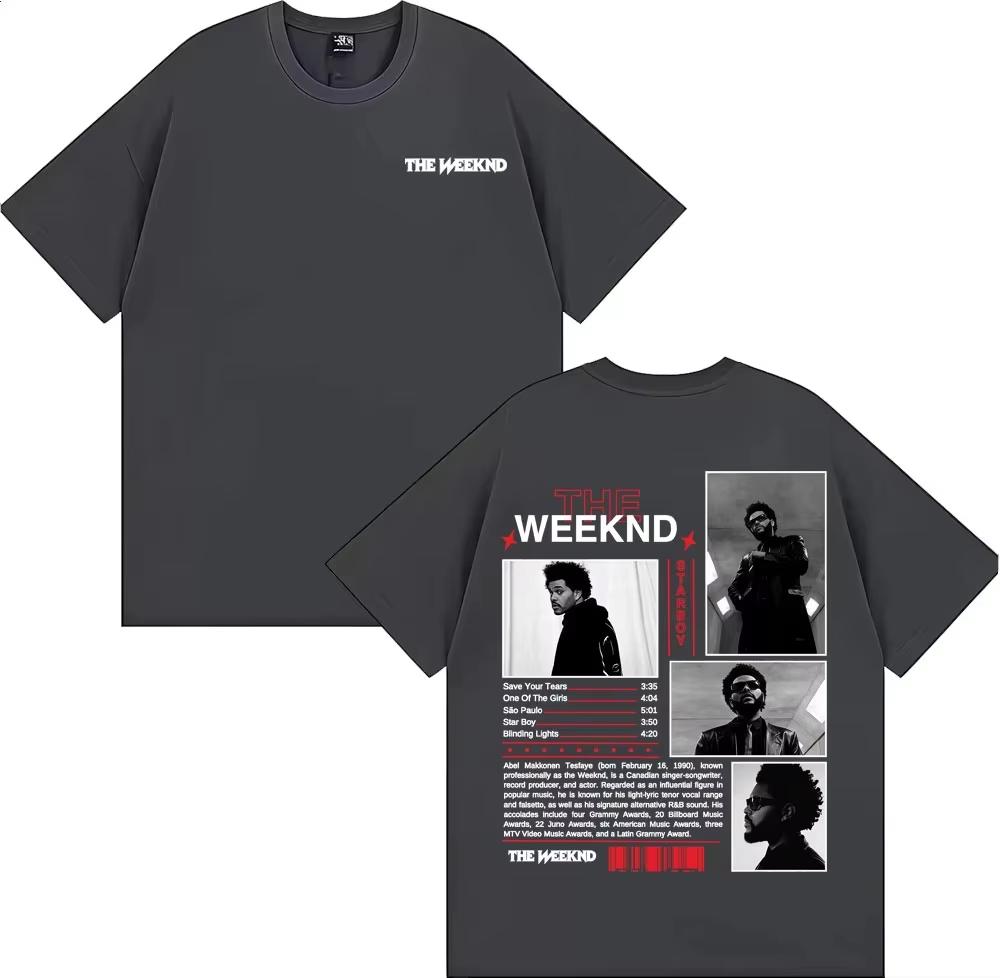 2026 New Album Cover Graphic‑Print Men’s Bathroom Punk Hip‑Hop Short‑Sleeve T-shirt
