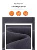 Women's Fleece-Lined Flared Knitted Wide-Leg Sweatpants, Thickened for Casual Winter Sports - Autumn/Winter 2024 Collection