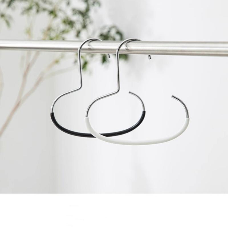 Circular clothes hanger, anti slip hanging hat, scarf, multifunctional household storage, simple hanging belt