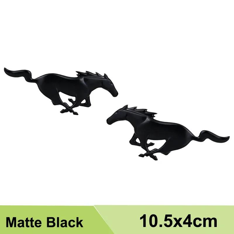 Car Exterior Side Emblem Stickers for Ford Mustang Logo Explorer Fusion Mondeo Focus MK2 MK3 MK7 Ranger Kuga Horse Badge Decals