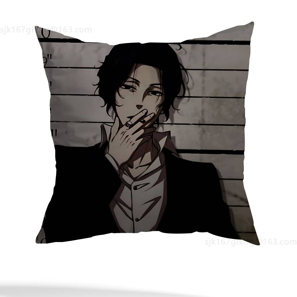 

Аниме М-Мориарти Патриот Наволочка Квадратная Двусторонняя Печать Короткий Плюш Подушка для Дивана Чехол для Подушки Спальня Прикроватная Подушка 12x12Inch