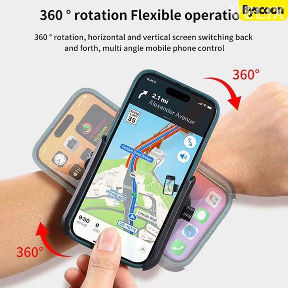 Exclusive 360-degree rotating universal smartphone holder designed for jogging, cycling, and walking