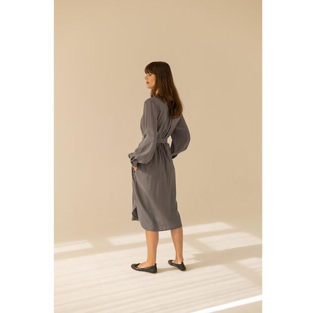 Entelier Shirt Midi Dress