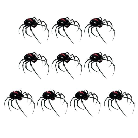 3D Spider Temporary Tattoo Stickers Waterproof Body Art for Neck Arm Back Realistic Spider Tattoo Stickers for Halloween Parties