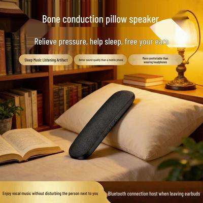 Portable Wireless Bone Conduction Sleep Speaker, Bluetooth-Enabled Pillow Speaker GCD5