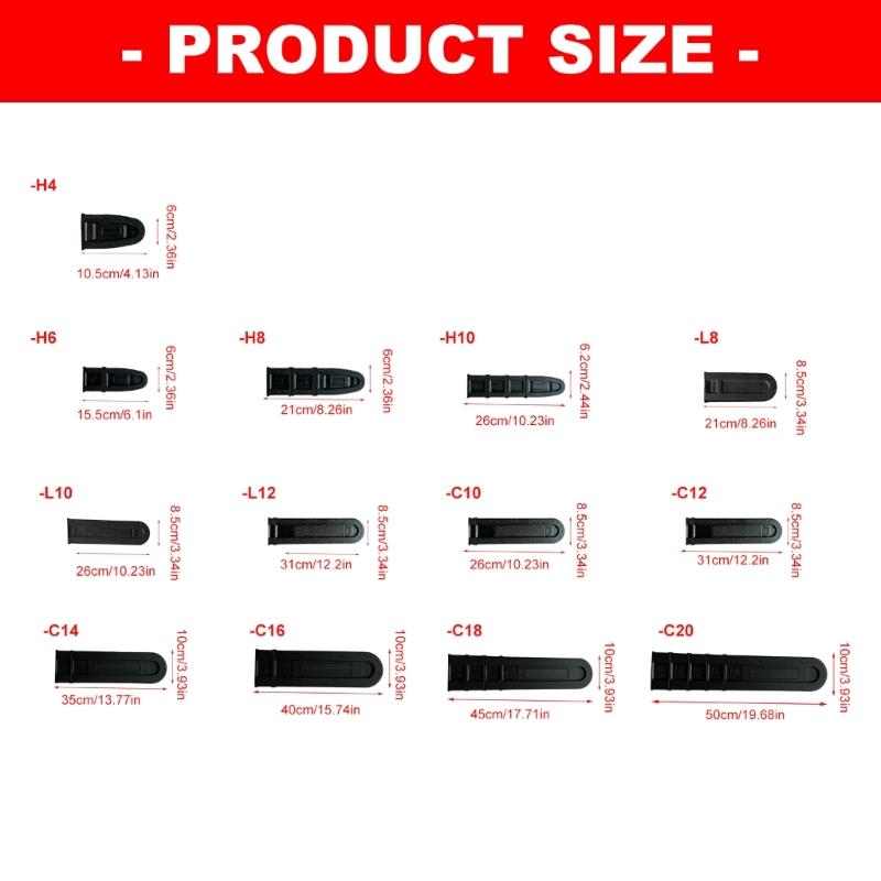 Chainsaw Bar Guard Sheath Protector Blade Guard Sheath for 4 To 20 Inches Bar Protects Sawing from Rusts and Scratches