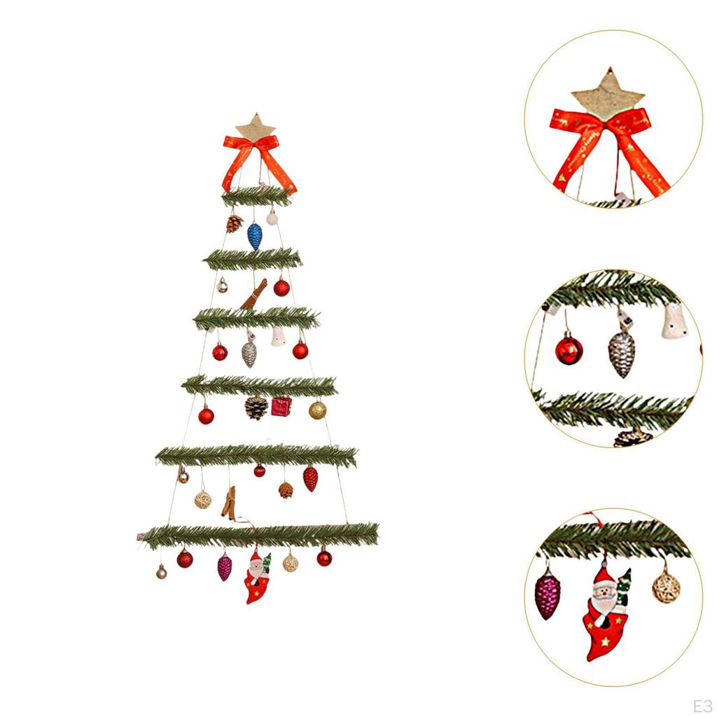 Wall Hanging Christmas Tree Decor Xmas Ornament Ladder for Party Supply Festival