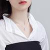 S925 Silber Lebendiges Halsband: Koreanische Clavicle-Kette mit Anhänger - Perfektes Weihnachtsgeschenk für Sie
