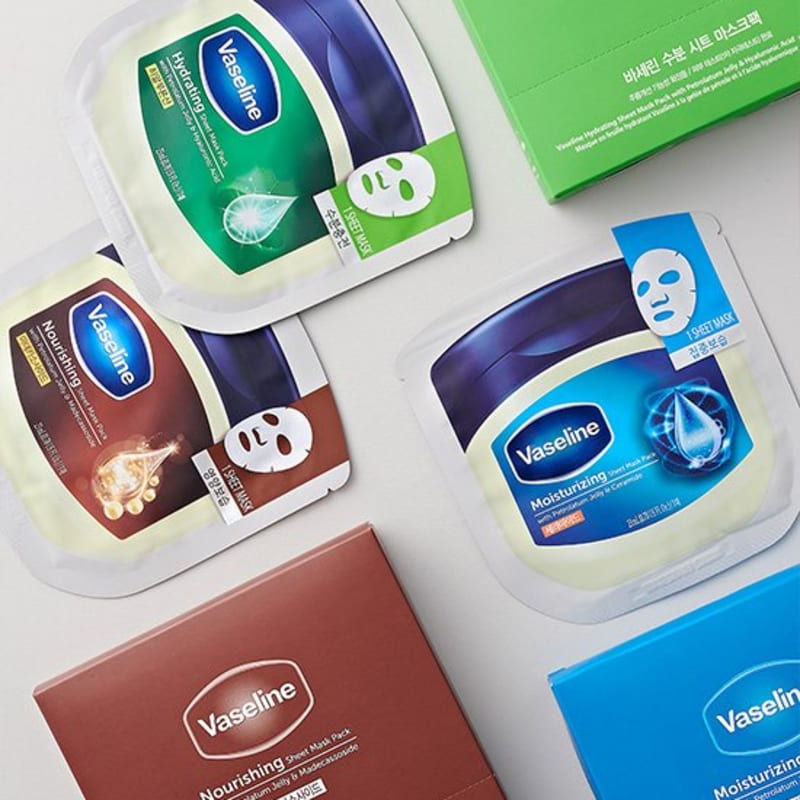 [Vaseline] Mask Pack 10 sheets x 3 types (Choose 1)
