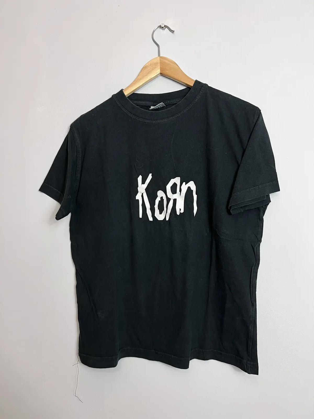 90s Korn logo Vintage Nu Metal Rock Band Tshirt Rare y2k Unisex T-Shirt XXL