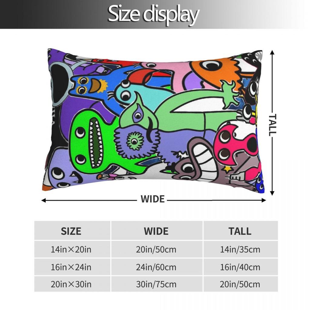 Cartoon Garten Of Banban Rectangle Pillowcase Cushion Cover Decor Bedroom Bed Home Comfort Throw Pillow
