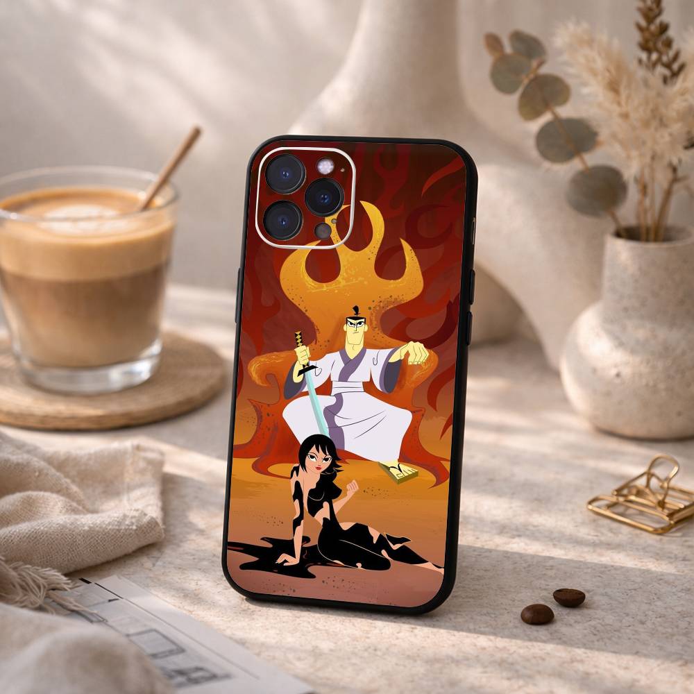 S-Samurai J-Jack Phone Case For iPhone17,16,15,14,13,12,Plus,Pro Max, 5G Others Soft Black Cover