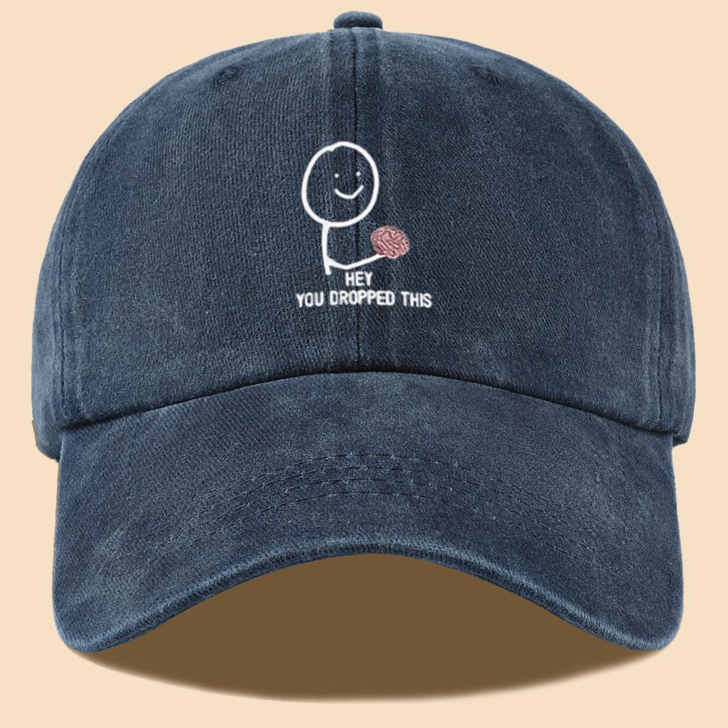 Trendy and Personalized Peaked Cap, Adjustable Outdoor Camping and Travel Check-in Baseball Cap