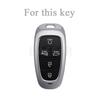 For Hyundai - Sonata Nexo Dn8 Santa Fe Tm Tucson Nx4 Staria Ioniq 5 Butoons Tpu Remote Key Shell Fob Case Cover