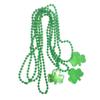 12x St. Patrick's Day Accessories Set Green Shamrock Beads Necklaces Irish Party Shoulder Straps for Costume Accessories