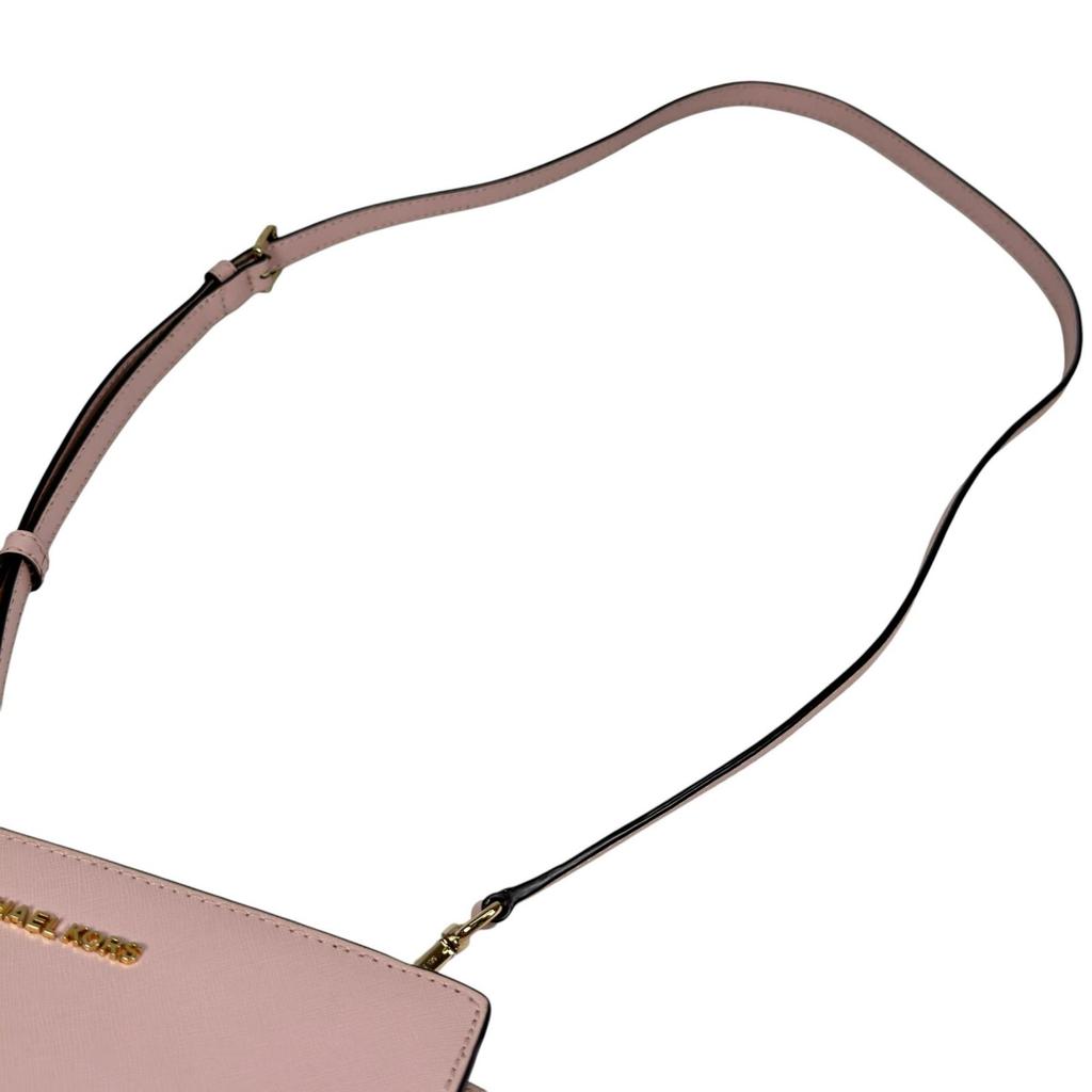 Michael Kors Selma Medium Messenger 35H8GLMM6L Shoulder Bag Light Pink Women Used