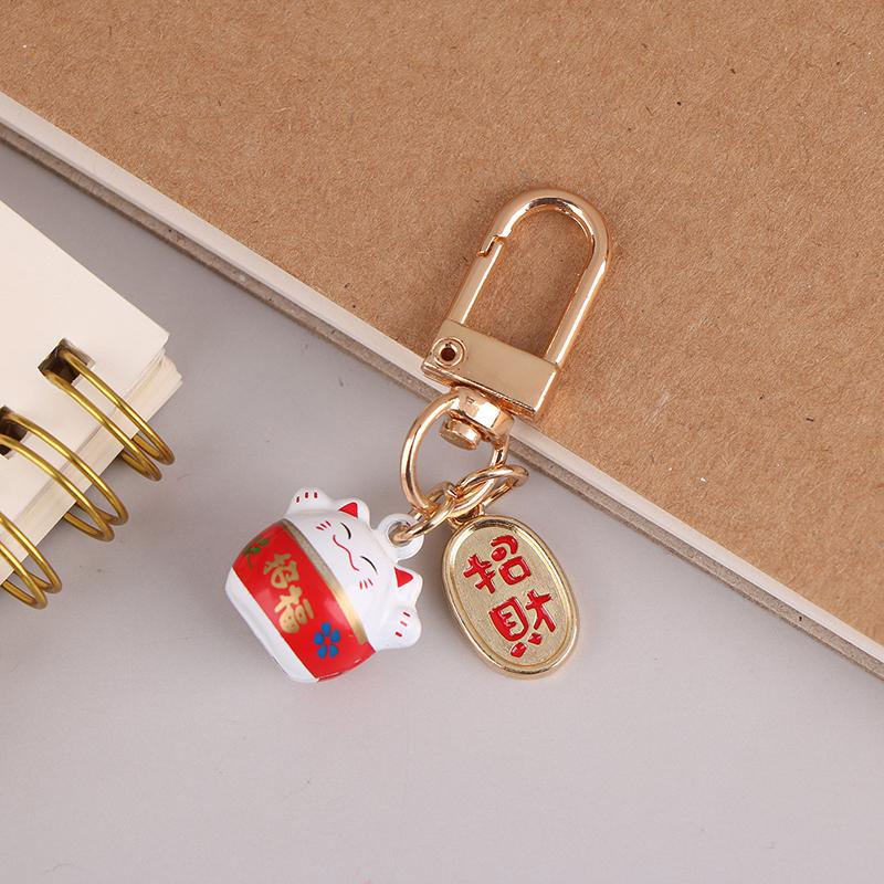 

1 шт. Подарок для пары Милый амулет Удача Счастливый кот Брелок Керамика Брелок Подвеска для машины Сумка Подвеска Мобильные аксессуары для рукоделия