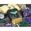 Luna Moth Leather Book of Shadows: Handmade Witchcraft Grimoire