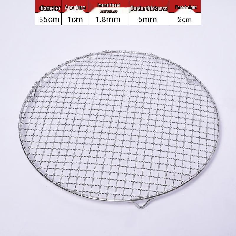 Kashicong 304 Stainless Steel Round BBQ Grill Net